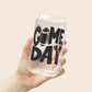 Game Day Football 16oz Sipper Glass