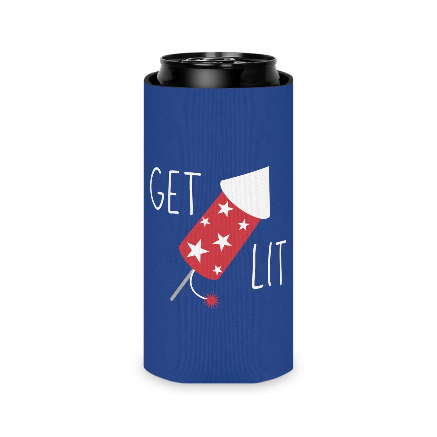 Get Lit - Fourth of July Can Cooler