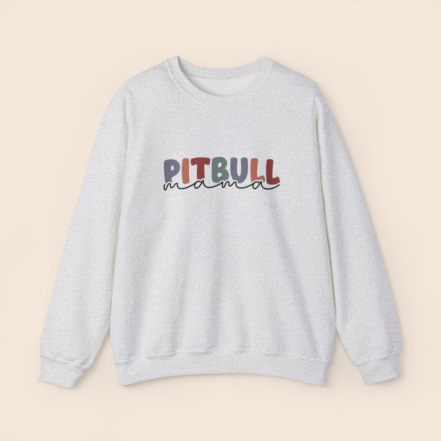 Pitbull Mama Crewneck Sweatshirt