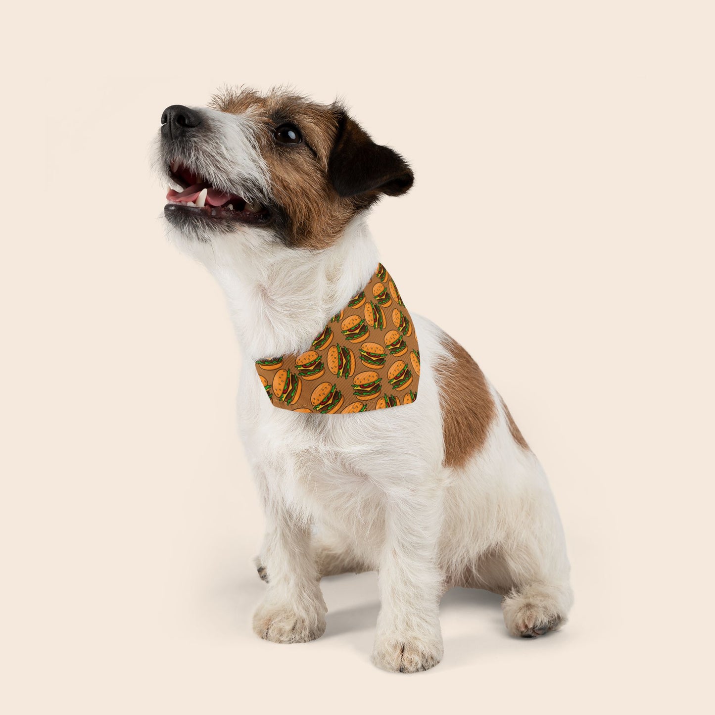 Cheeseburgers Over the Collar Dog Bandana