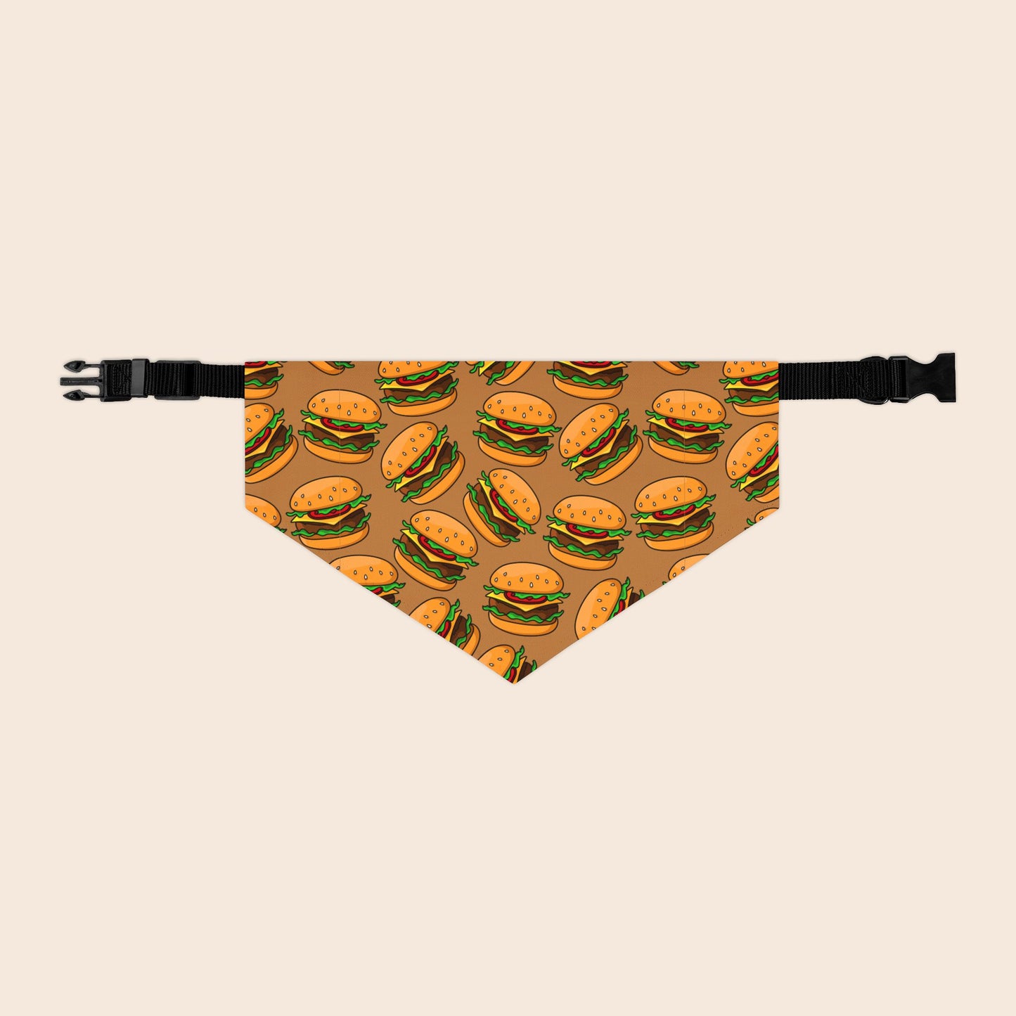 Cheeseburgers Over the Collar Dog Bandana