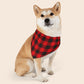 Buffalo Plaid Over the Collar Dog Bandana