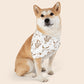 Western Cowboy Over the Collar Dog Bandana