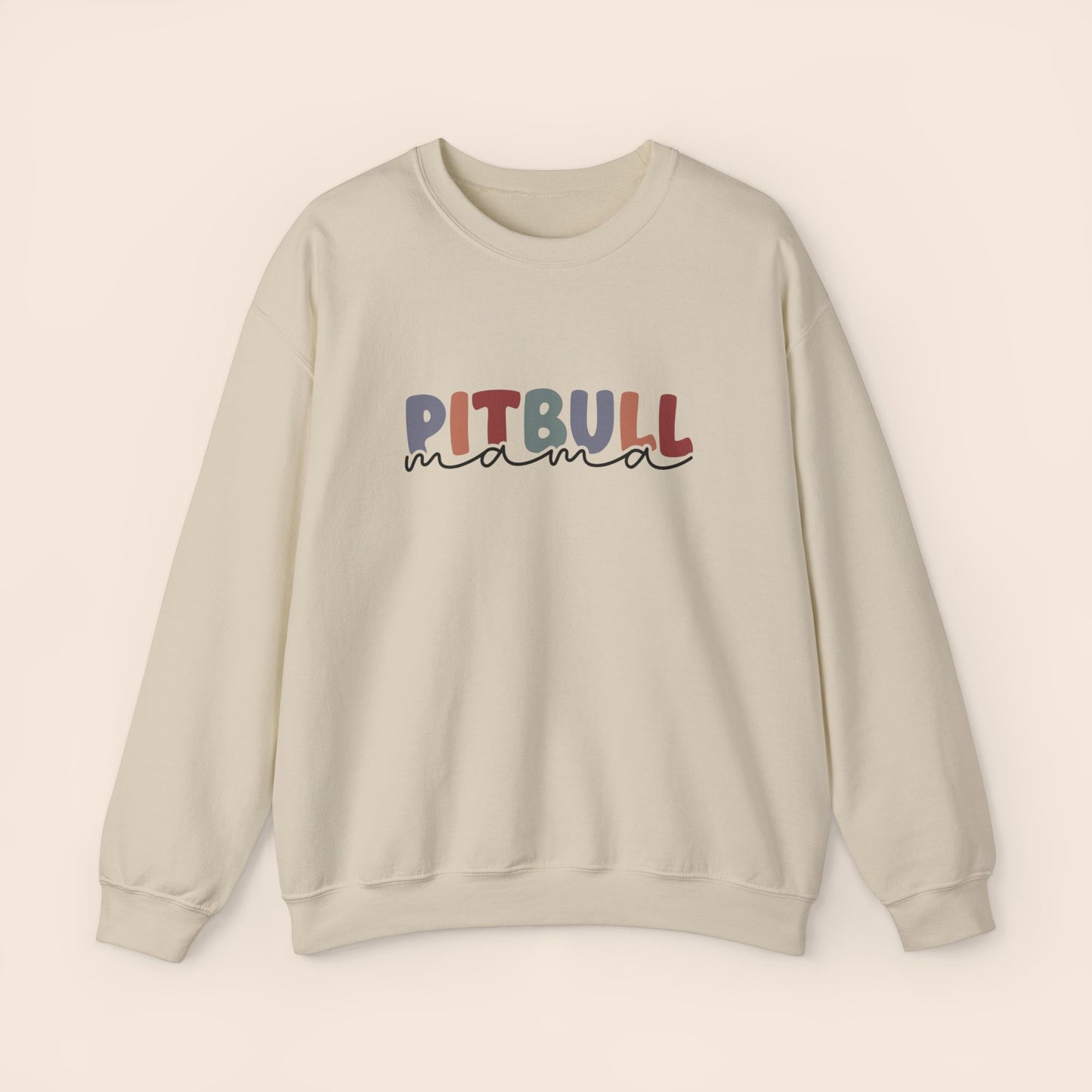 Pitbull Mama Crewneck Sweatshirt