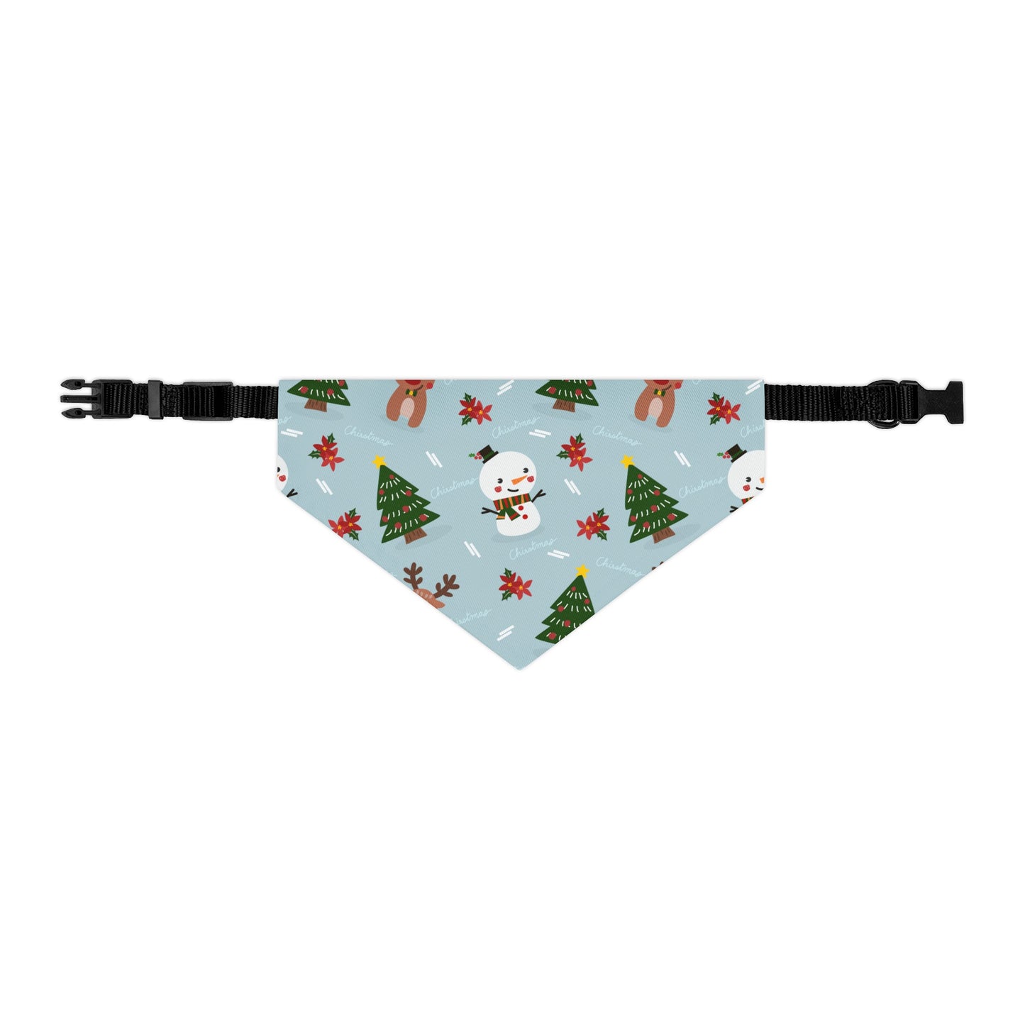 Christmas Over the Collar Dog Bandana