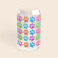 Paw Print 16oz Sipper Glass