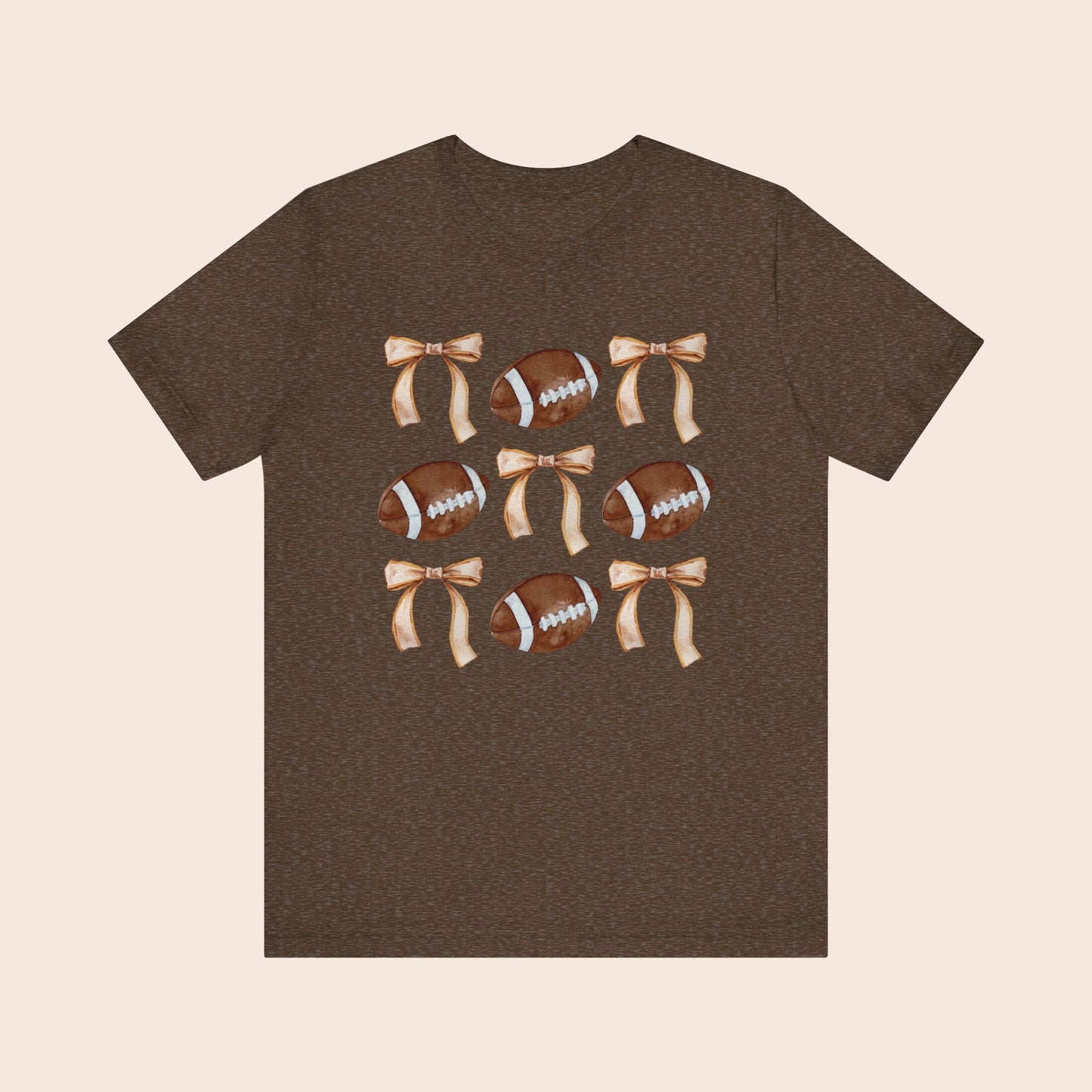 Cute Football and Bows T-Shirt