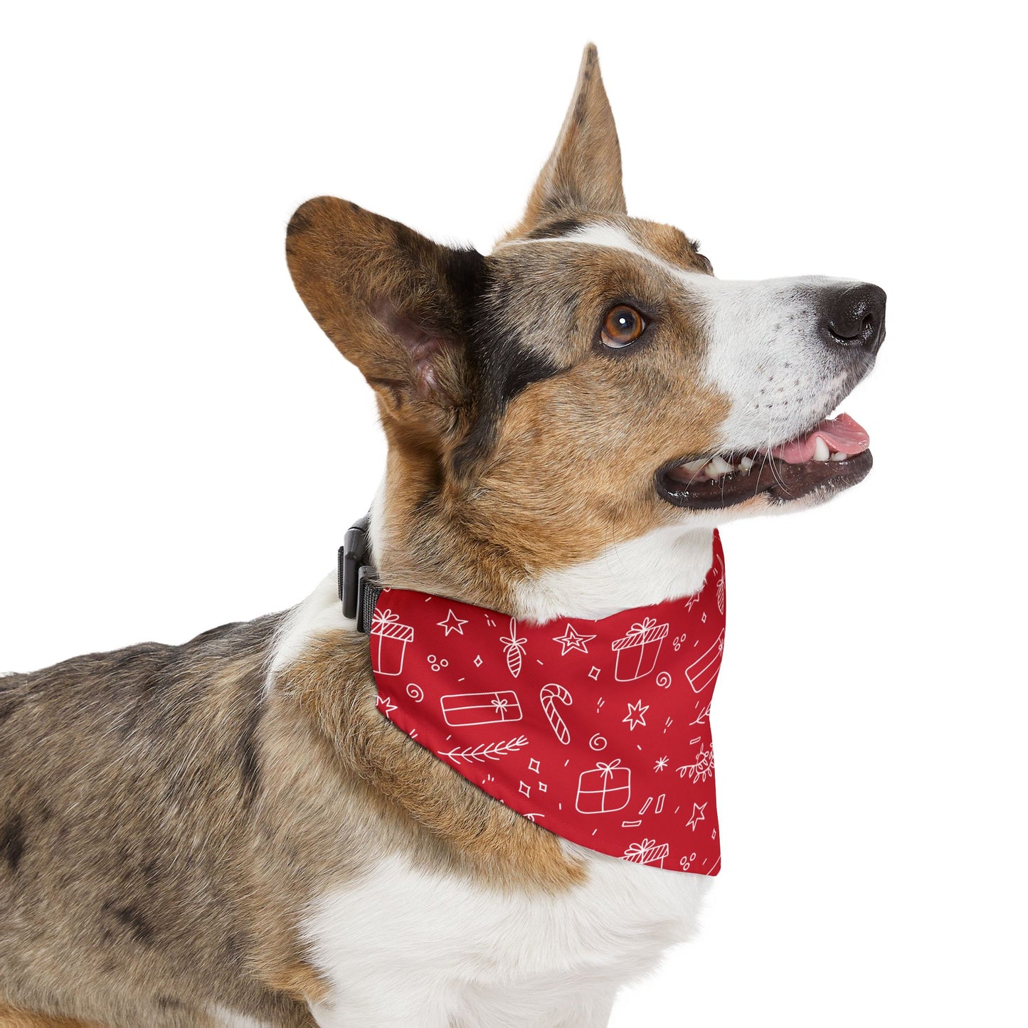 Christmas Over The Collar Dog Bandana