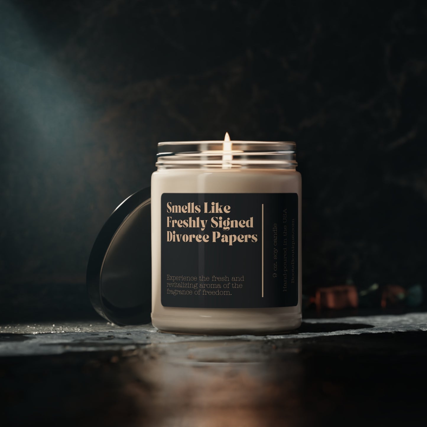 Smells Like Freshly Signed Divorce Papers 9oz Soy Candle