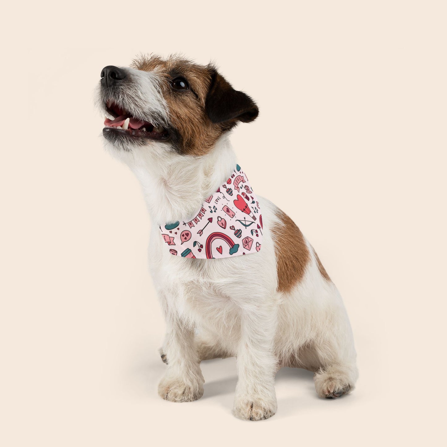 Valentine's Day Over the Collar Dog Bandana