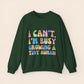 I Can't I'm Busy Growing a Tiny Human Pregnancy Crewneck Sweatshirt