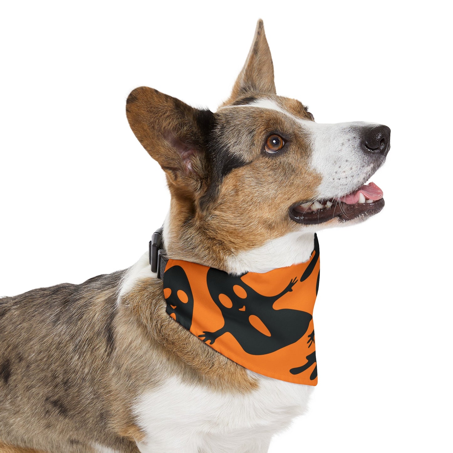 Ghost Over the Collar Halloween Dog Bandana