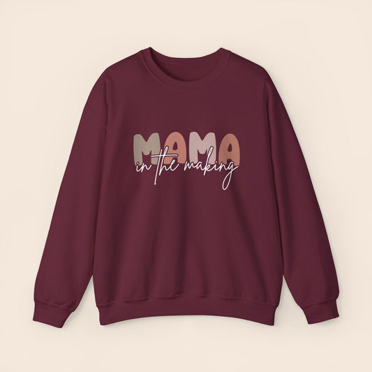 Mama In The Making Pregnancy Crewneck Sweatshirt