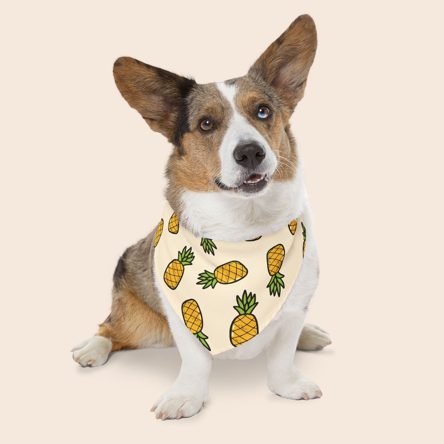 Pineapples Over the Collar Dog Bandana