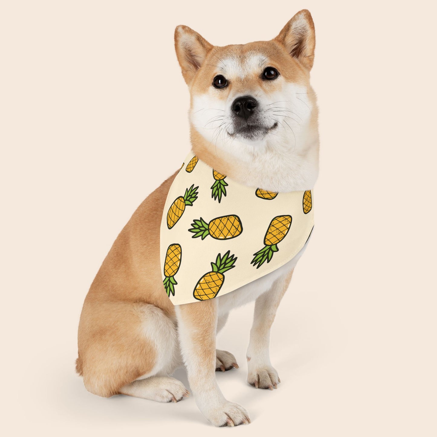 Pineapples Over the Collar Dog Bandana