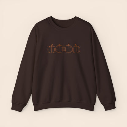 Pumpkins Fall Crewneck Sweatshirt