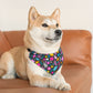 Cute Floral Spring Over the Collar Dog Bandana