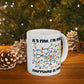 It's Fine I'm Fine Everything is Fine 11oz Ceramic Christmas Coffee Mug