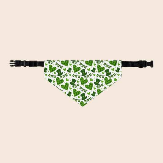 St. Patrick's Day Over the Collar Dog Bandana