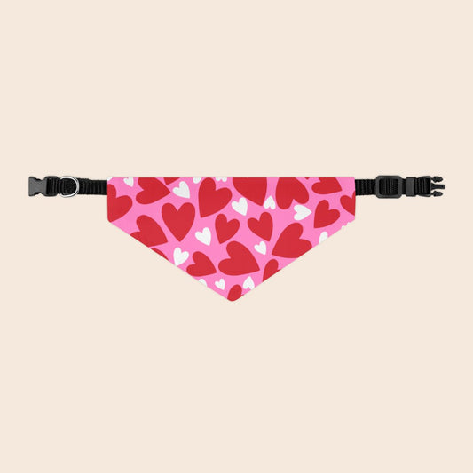 Valentine's Day Over the Collar Dog Bandana