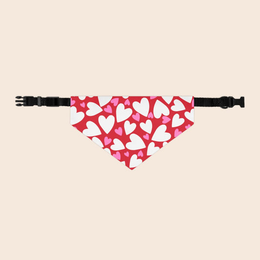 Valentine's Day Over the Collar Dog Bandana