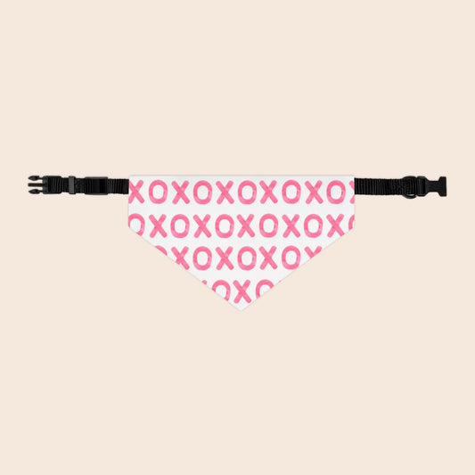 XOXO Valentine's Day Over the Collar Dog Bandana