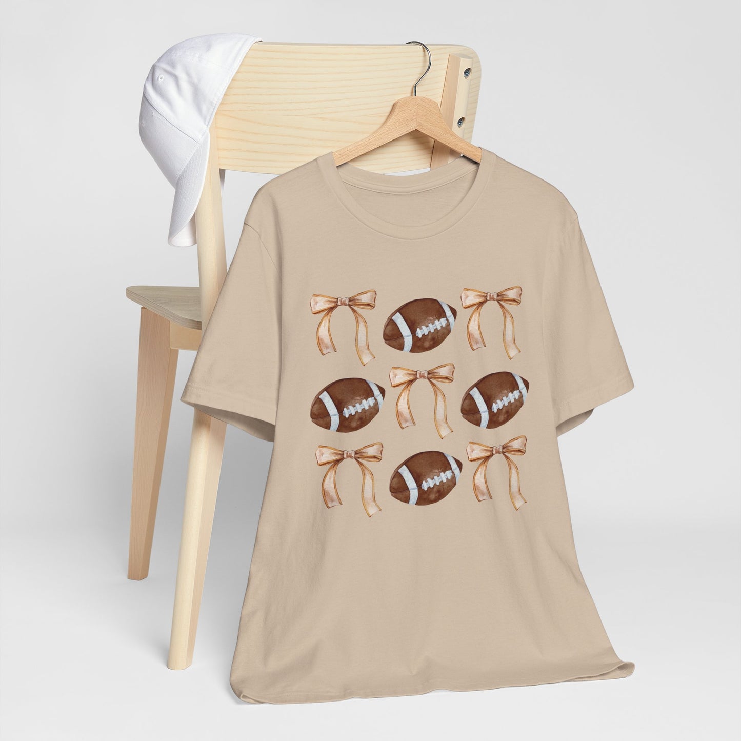 Cute Football and Bows T-Shirt