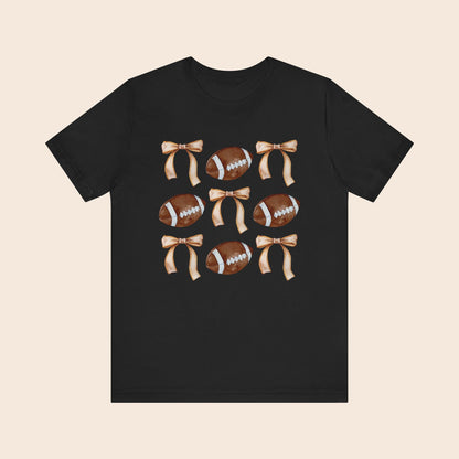 Cute Football and Bows T-Shirt