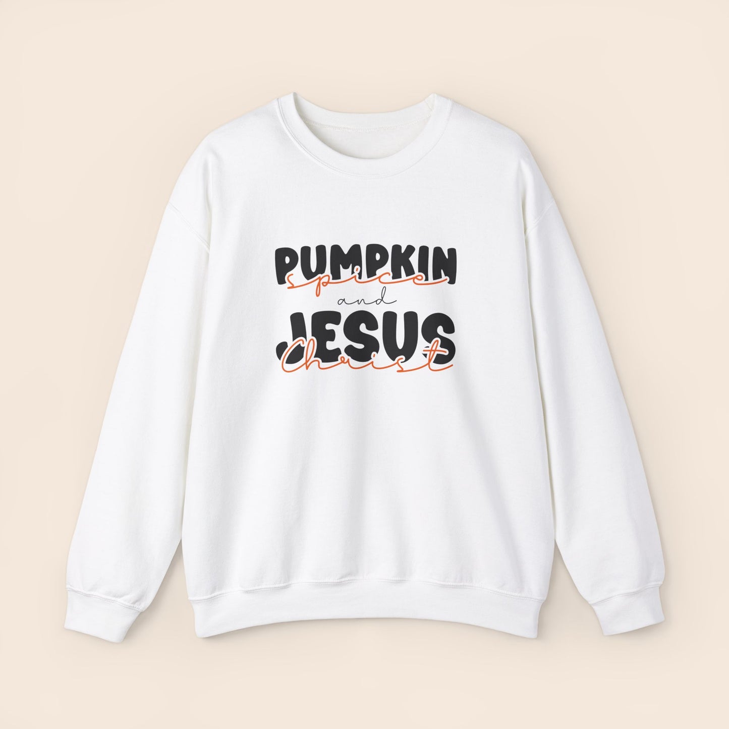 Pumpkin Spice and Jesus Christ Crewneck Sweatshirt