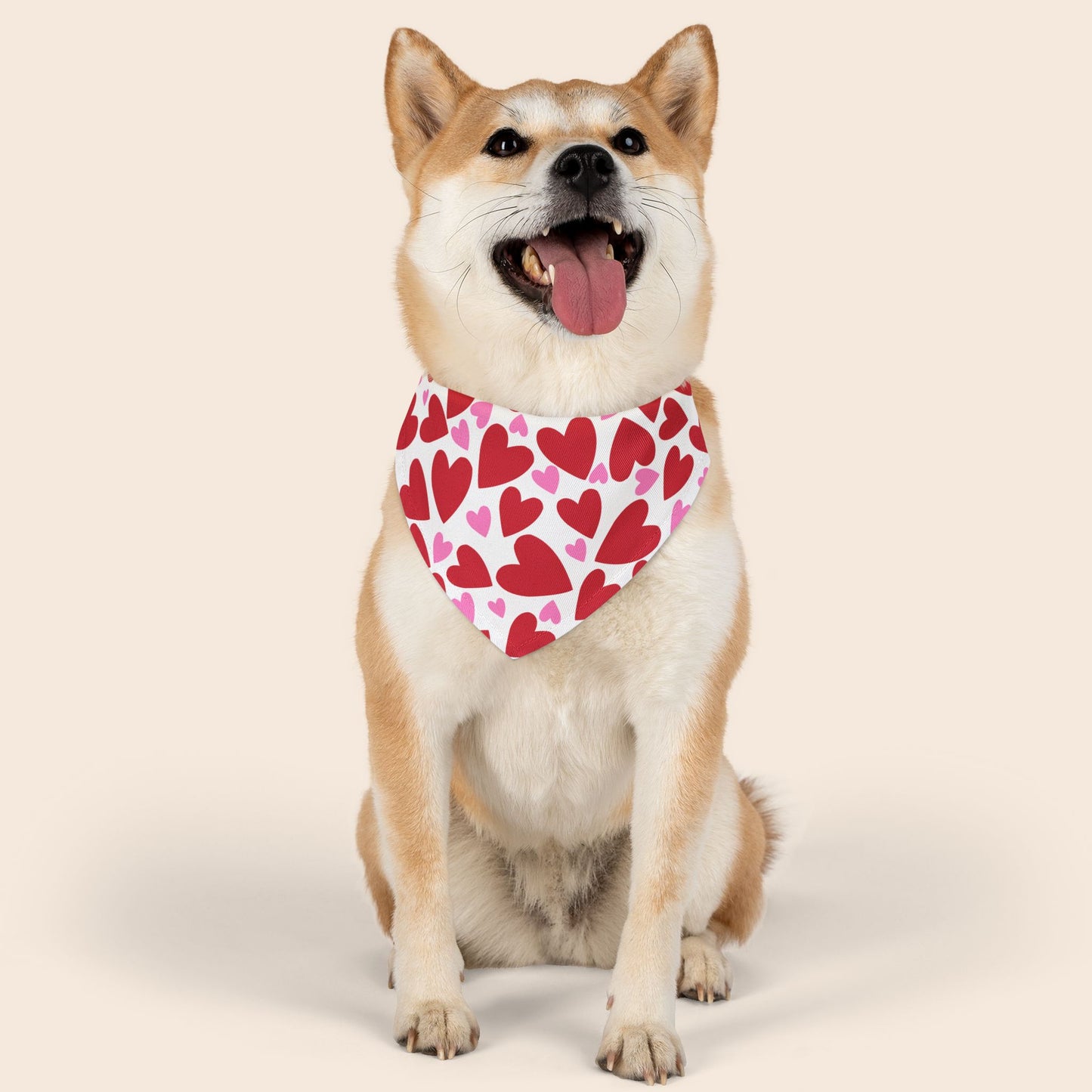 Valentine's Day Over the Collar Dog Bandana