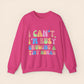 I Can't I'm Busy Growing a Tiny Human Pregnancy Crewneck Sweatshirt