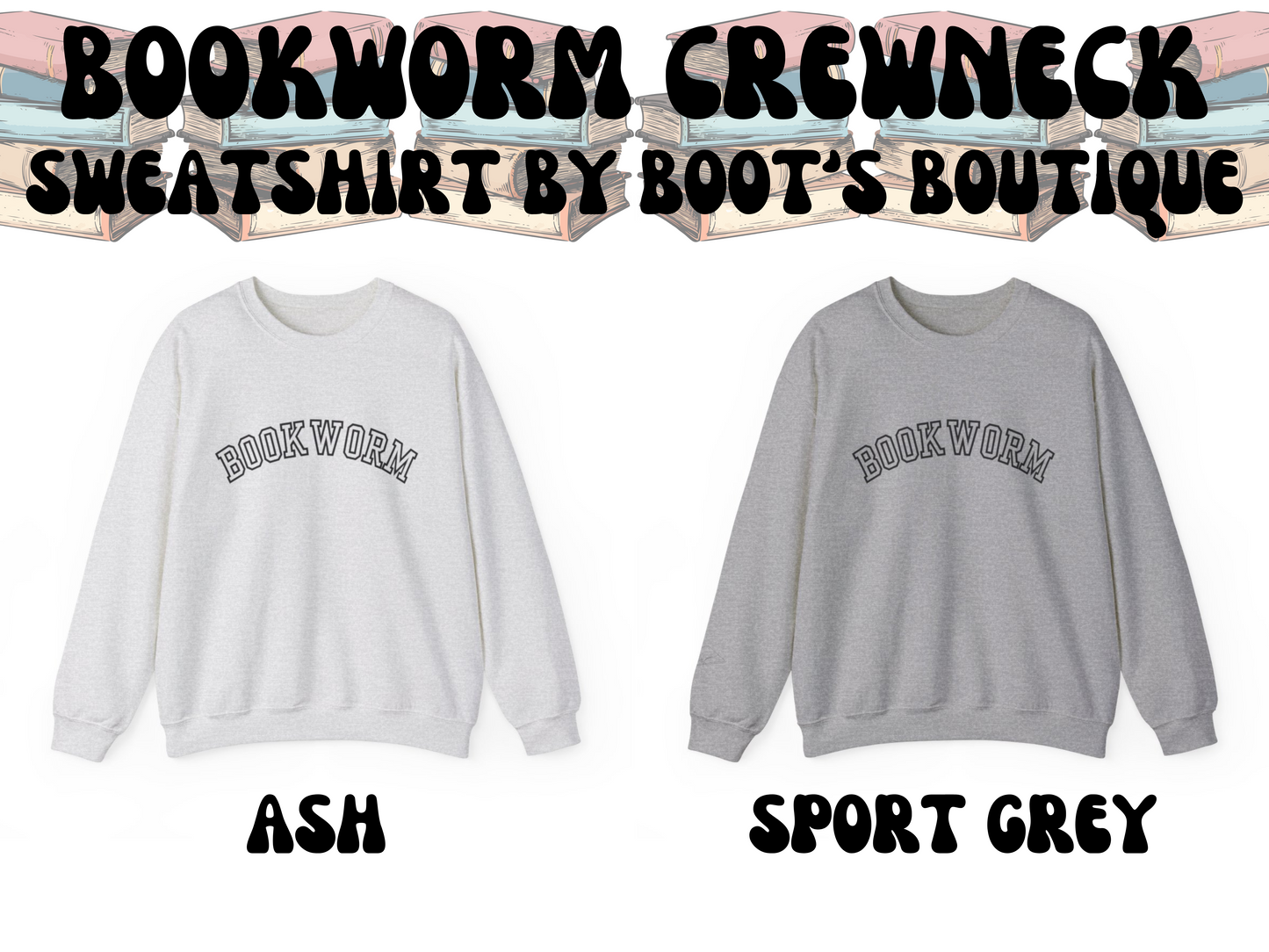 Bookworm Crewneck Sweatshirt