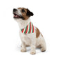 Christmas Stripes Over the Collar Christmas Dog Bandana