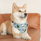 Christmas Over the Collar Dog Bandana