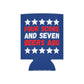 Four Score and Seven Beers Ago - Fourth of July Can Cooler