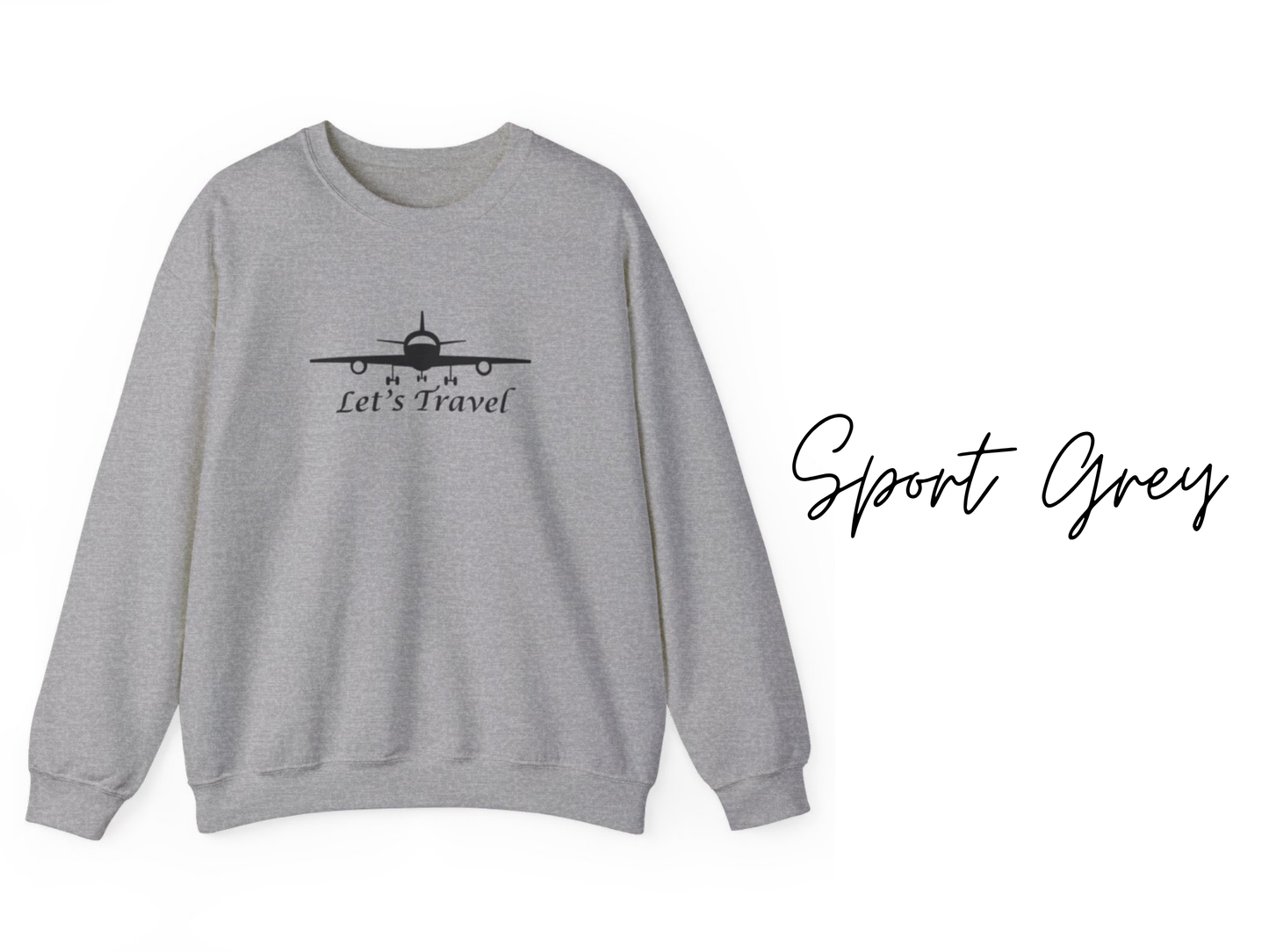 Let's Travel Crewneck Sweatshirt