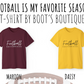 Football Is My Favorite Season T-Shirt