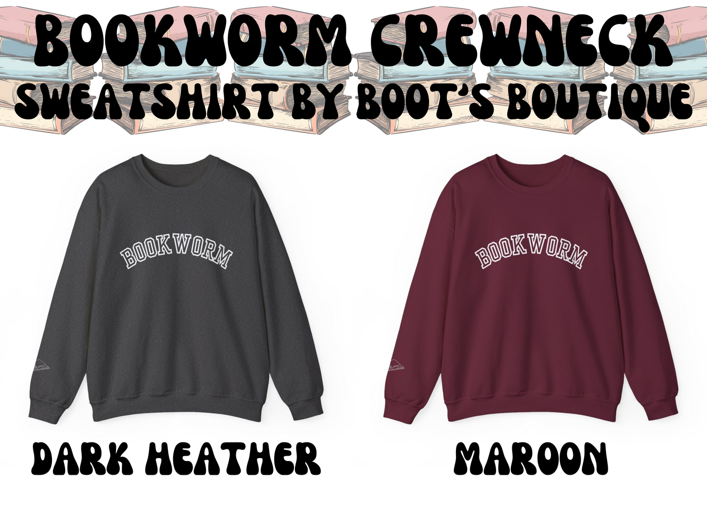 Bookworm Crewneck Sweatshirt