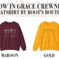 Grow in Grace 2 Peter 3:18 Crewneck Sweatshirt