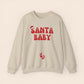 Santa Baby Christmas Pregnancy Crewneck Sweatshirt