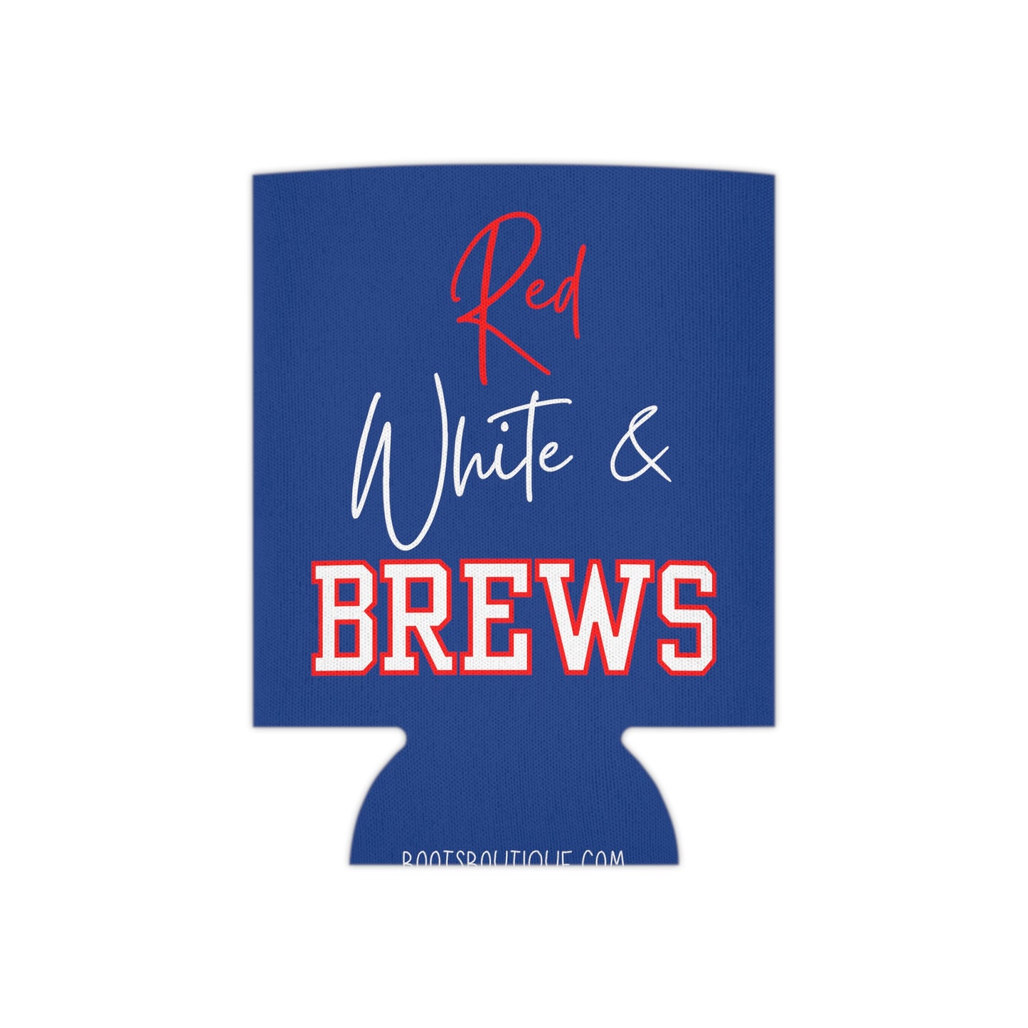 Red, White & Brews - Fourth of July Can Cooler