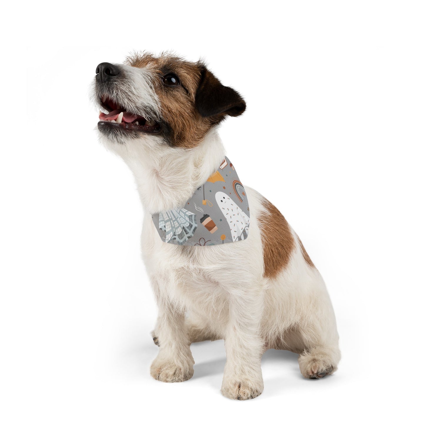 Cute Halloween Over the Collar Dog Bandana