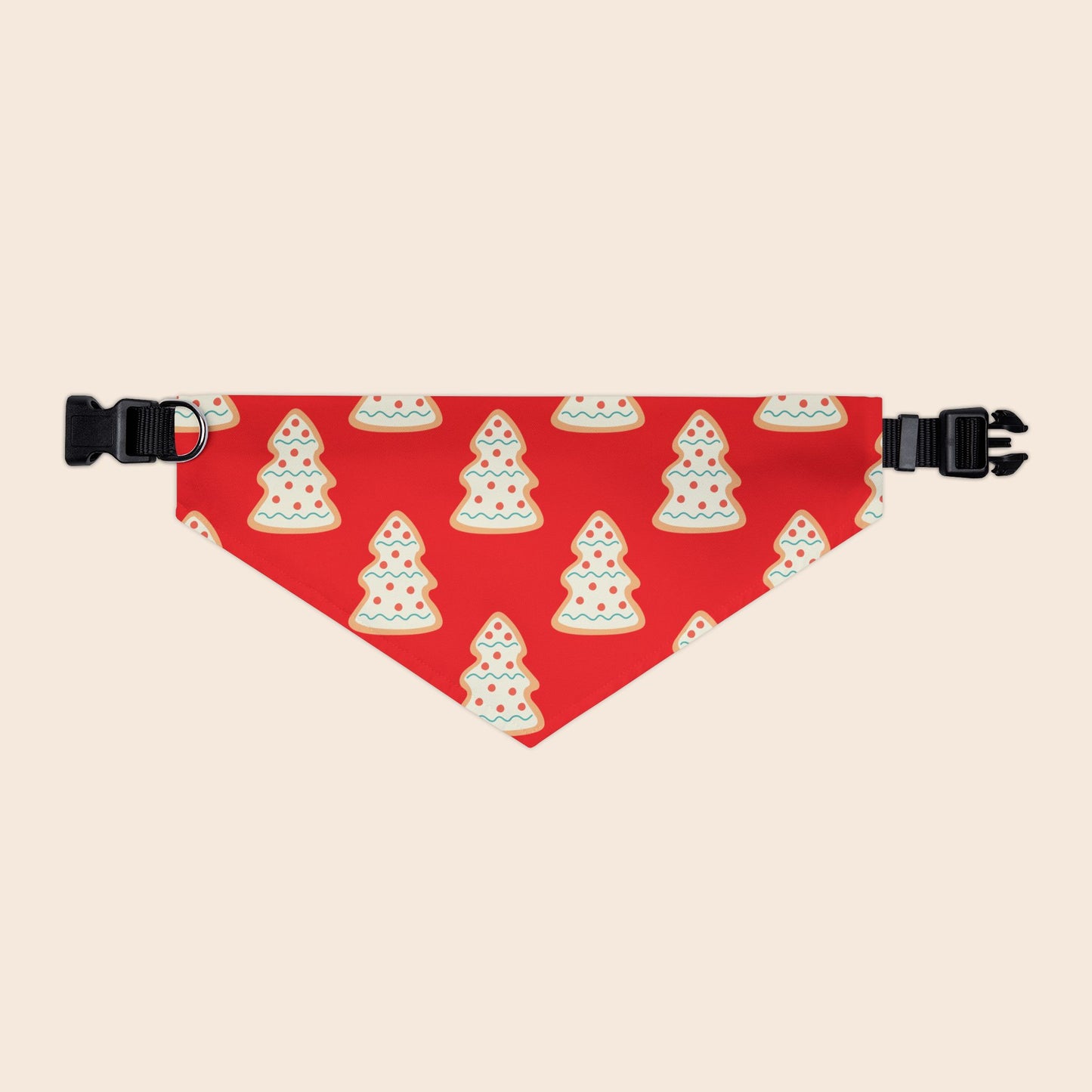 Christmas Cookies Over The Collar Dog Bandana