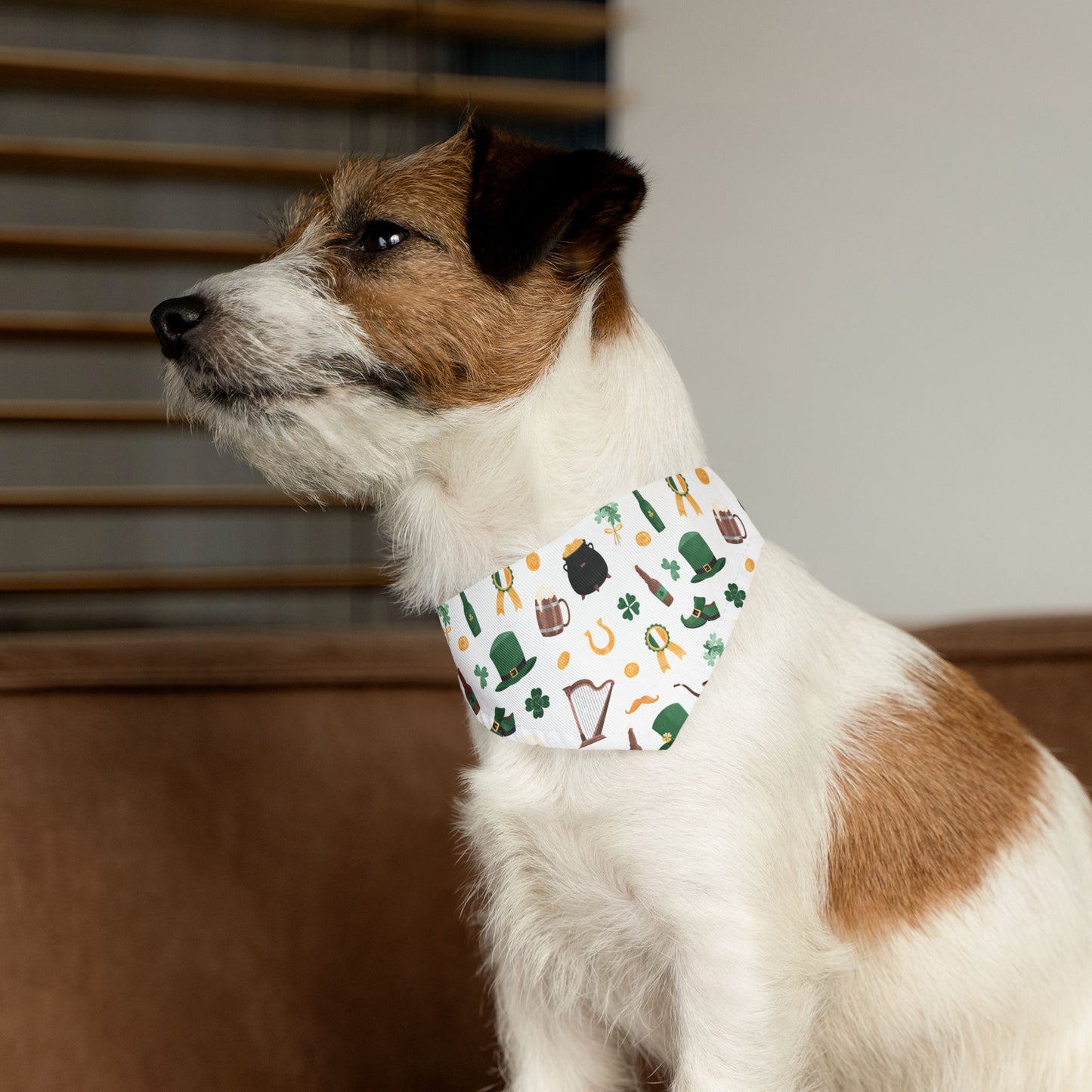 St. Patrick's Day Over the Collar Dog Bandana