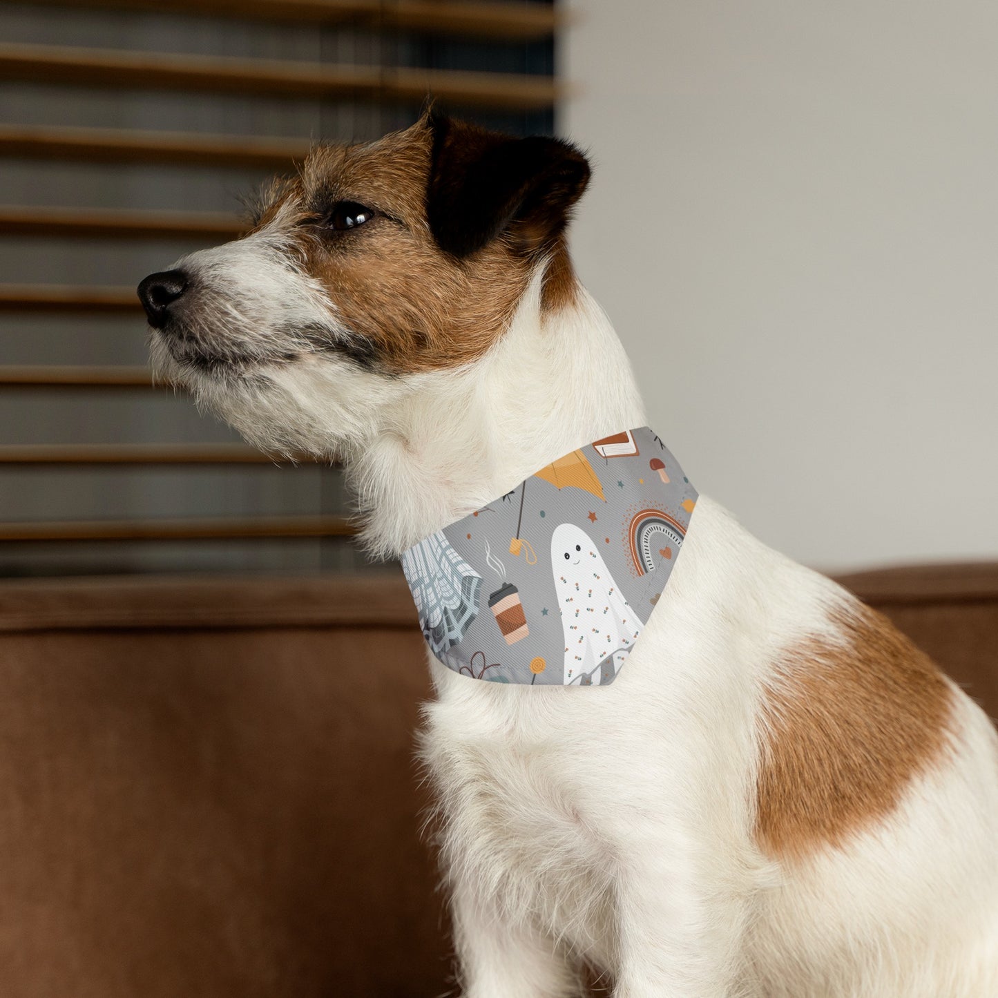 Cute Halloween Over the Collar Dog Bandana