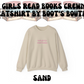 Hot Girls Read Books Crewneck Sweatshirt