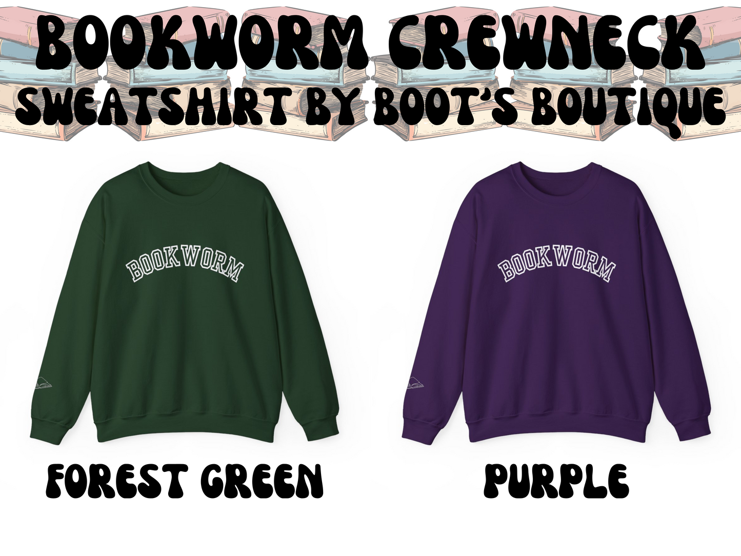 Bookworm Crewneck Sweatshirt