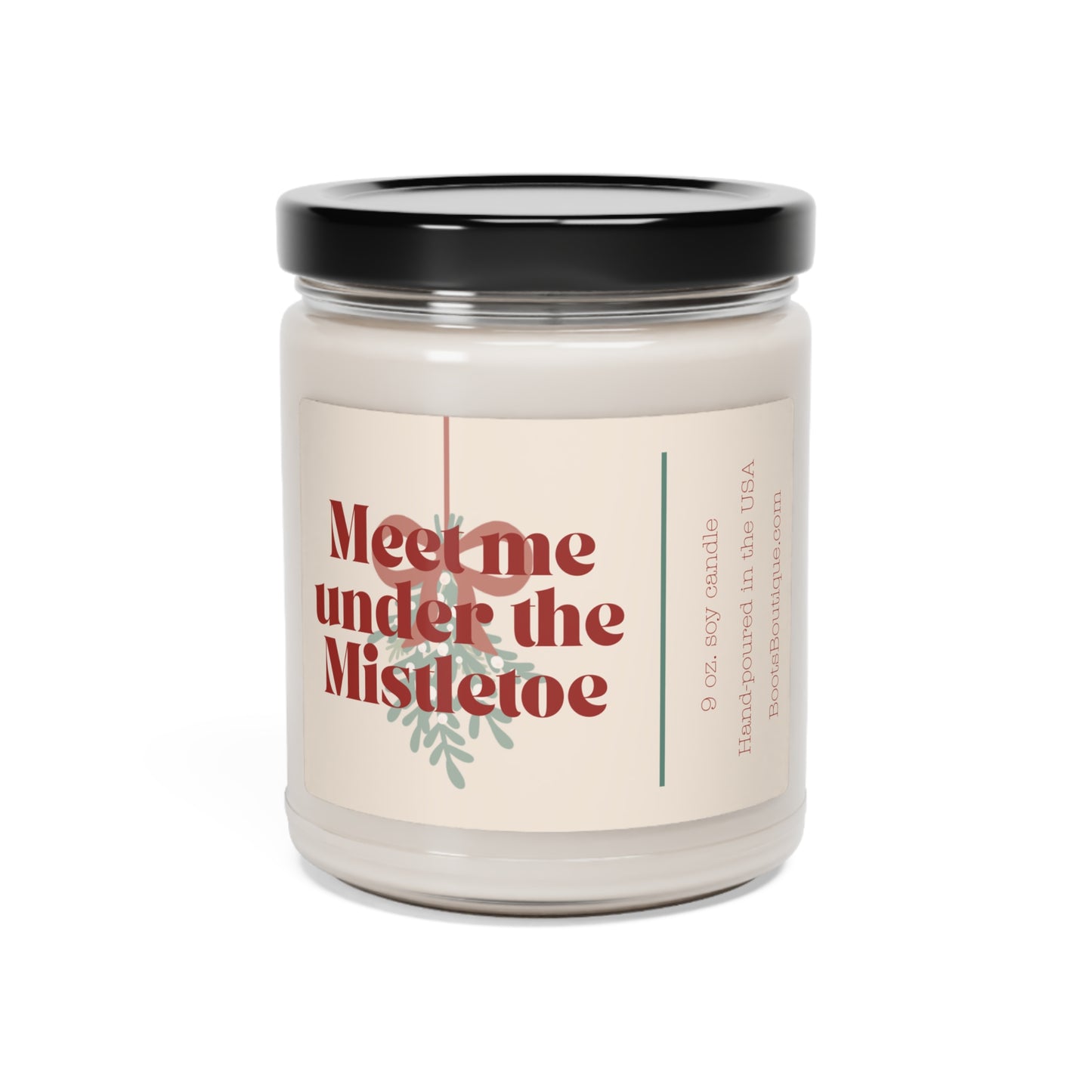 Meet Me Under the Mistletoe - Christmas 9oz Soy Candle