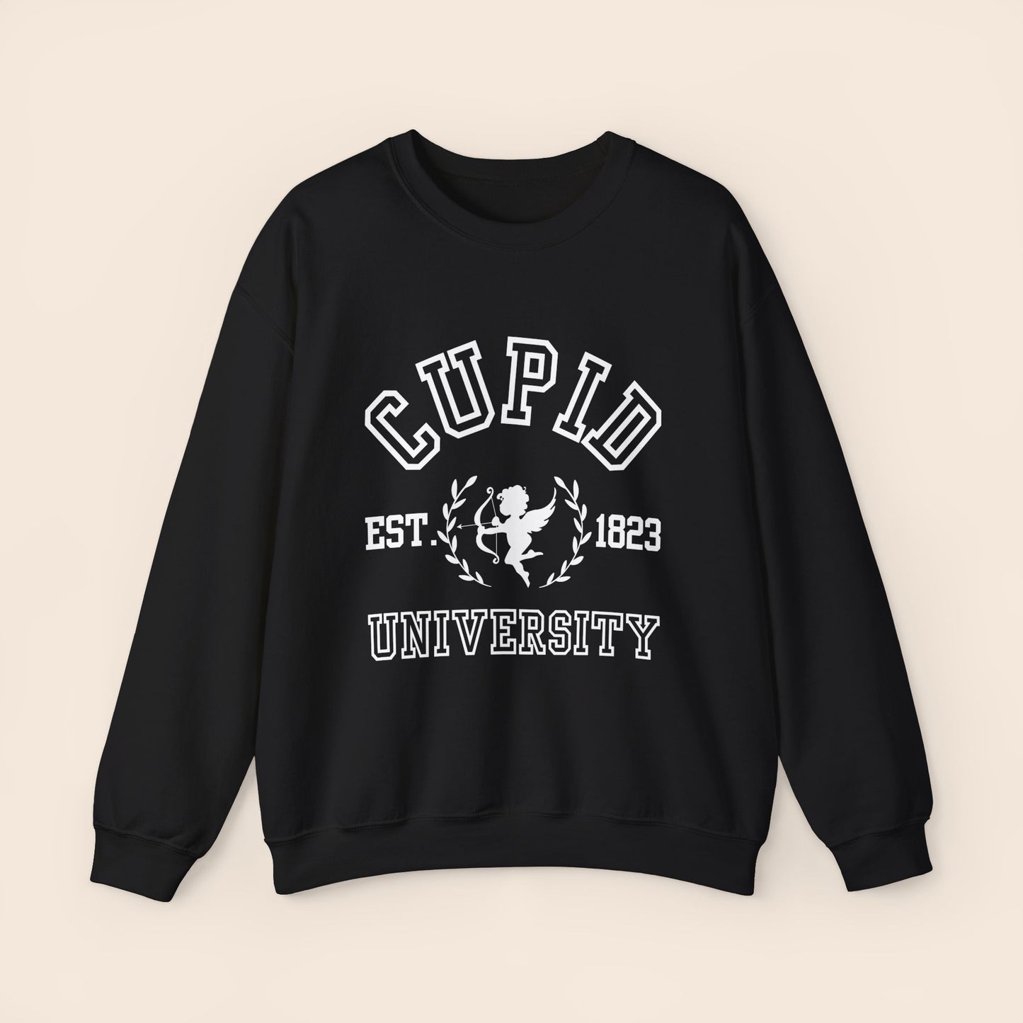 Cupid University Valentine's Day Crewneck Sweatshirt