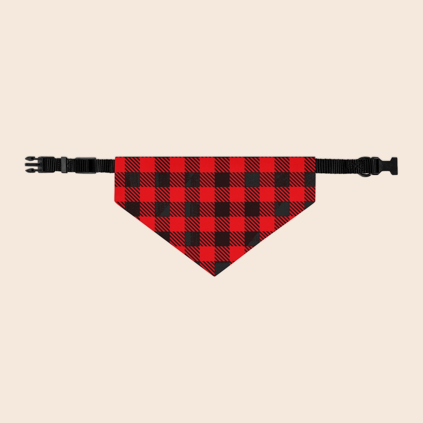 Buffalo Plaid Over the Collar Dog Bandana